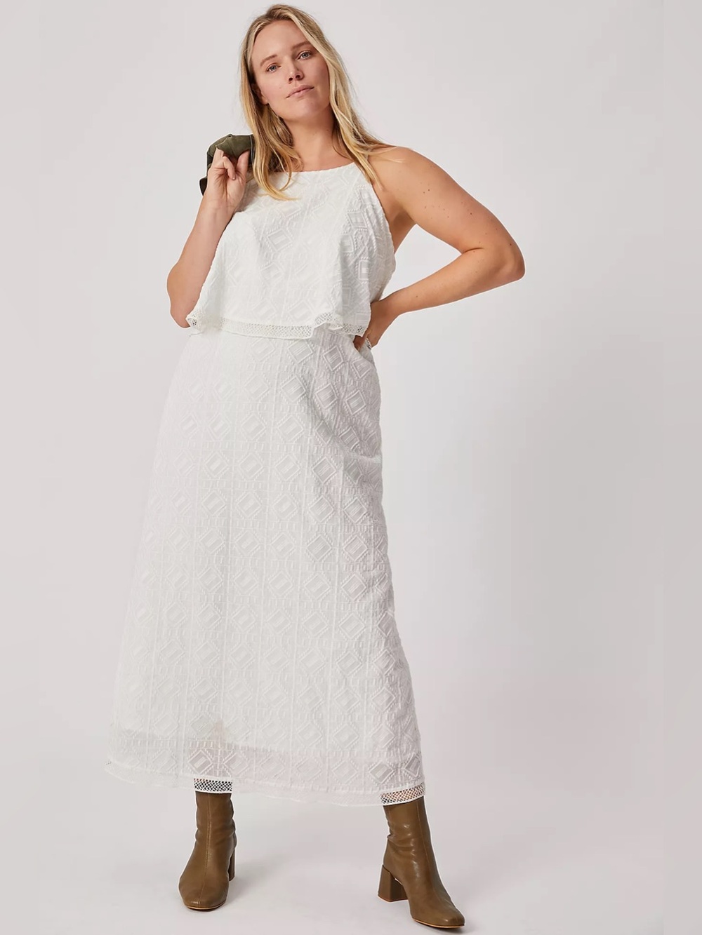 NWT Anthropologie Madilyn Embroidered Maxi Dress 2